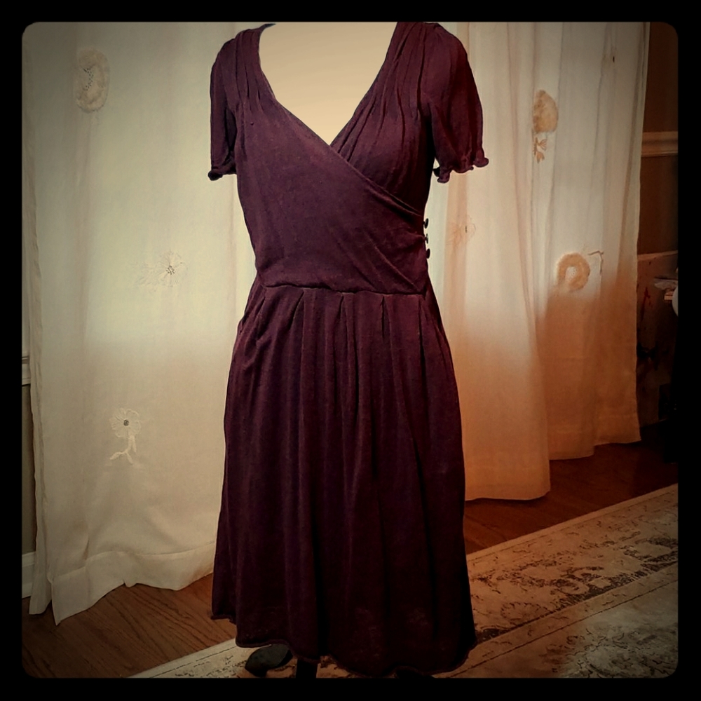 Moth Purple Sweater Dress